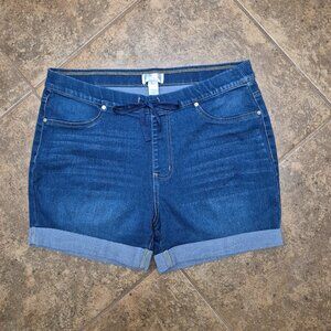 Denim Blue Women's Shorts